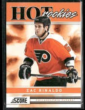 2011-12 Score Zac Rinaldo RC #541 Philadelphia Flyers