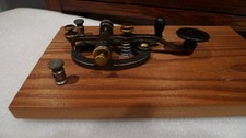 Vintage Brass Telegraph Key: Very Nice!