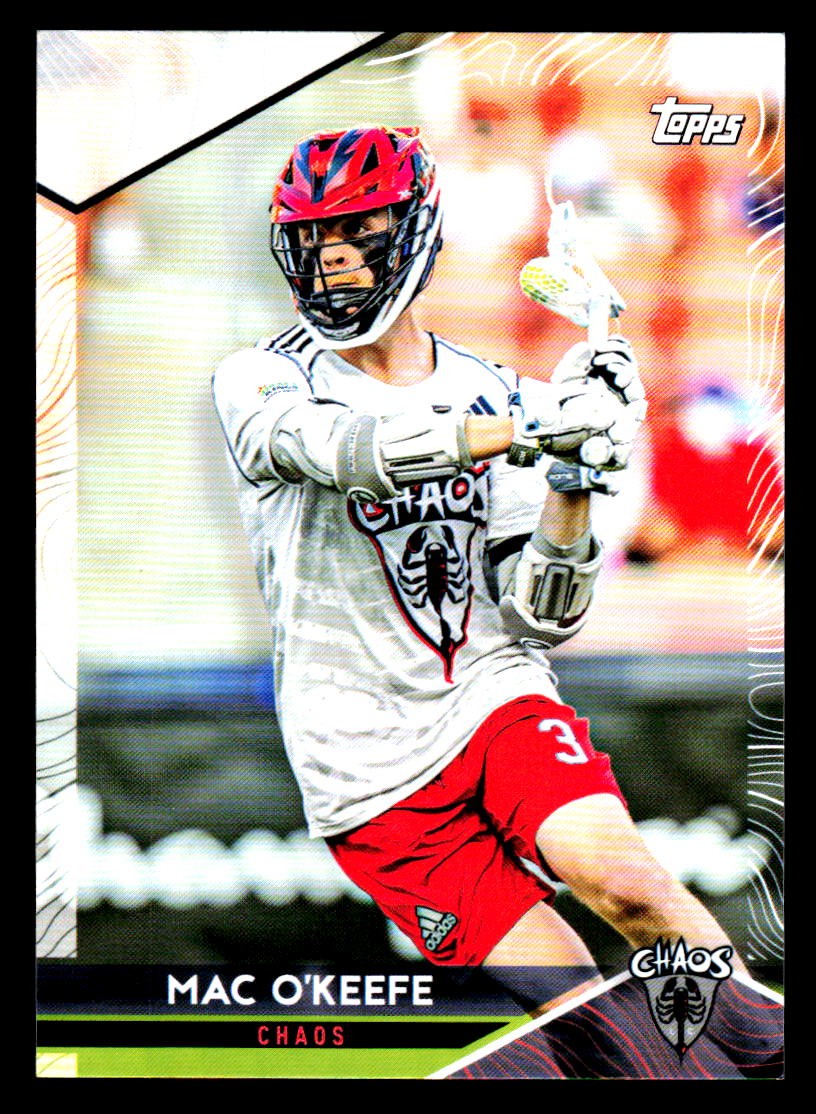 2022 Topps Premier LaCrosse League #177 Mac O'Keefe LaCrosse Card