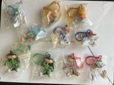 Codename Kids Next Door Lot Of 10 Figures Set Cartoon Network Keychain Vending