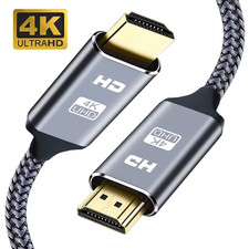 HDMI Cable 2.1 compatible Braided Cord 4K 120Hz For HDTV PS4 PS5 1M 2M 3M Long
