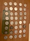 Lot of 40 Washington quarters. 90% Silver - Various Years
