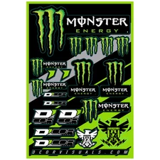 D'COR Visuals Monster Energy Decal Sheet - Logo 40-90-102
