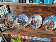 John Wayne - 6 Assiettes en porcelaine - Edition Limitée Franklin Mint