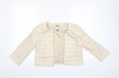 Michael Klein Strickjacke Pullover Damen Beige Größe 38