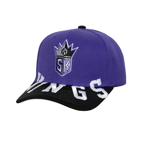 Herren Mitchell & Ness lila/schwarz Sacramento Kings Underarch zweifarbig Pro Krone
