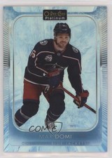 2021-22 O-Pee-Chee Platinum Arctic Freeze 22/99 Max Domi #56 bg9
