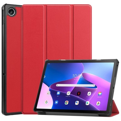 Hülle für Lenovo M10 Plus 3rd Gen. 2022 10.6 Zoll Smart Cover Sleep/Wake Rot