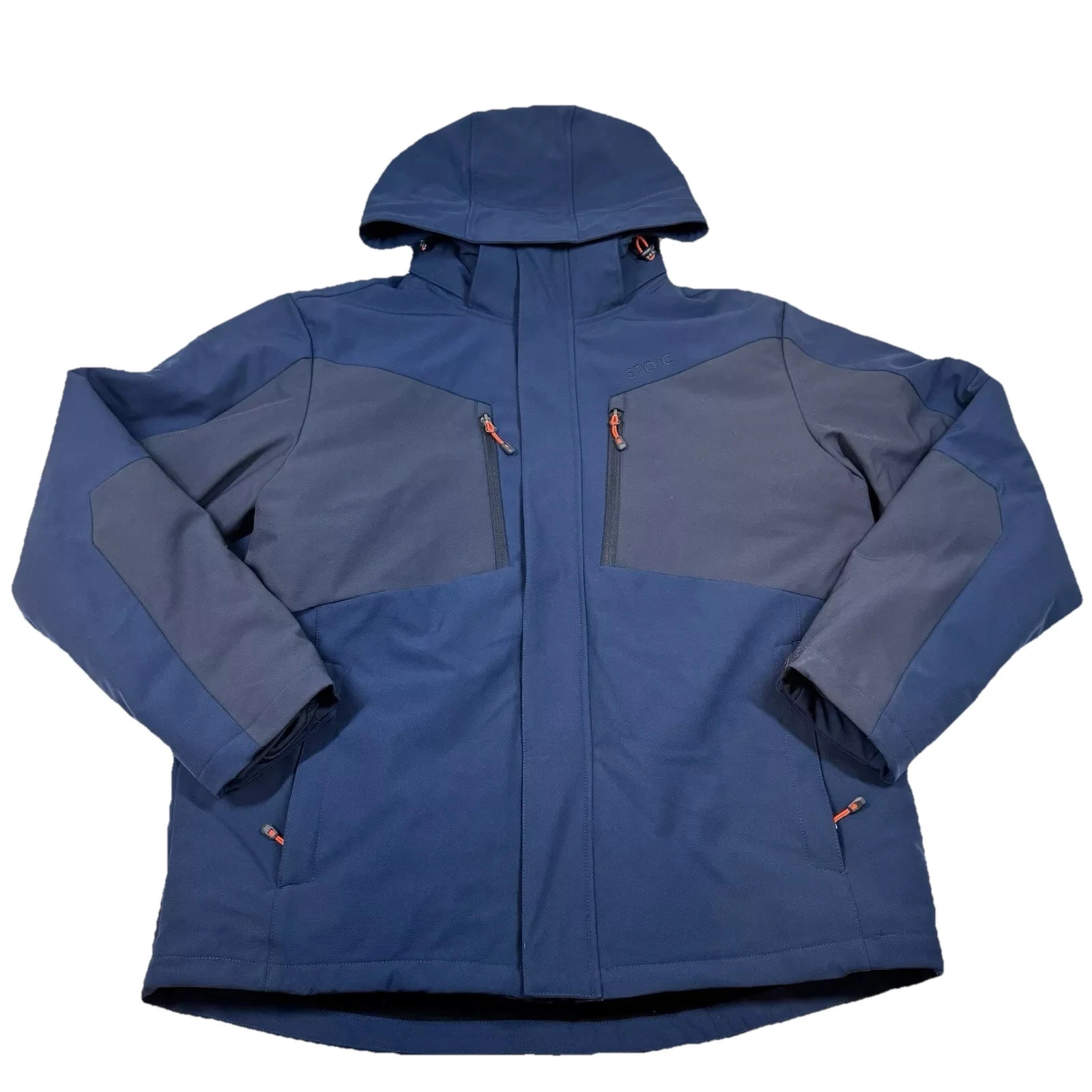 Stoic 3-in-1 Ski Snow Jacket Parka Men’s Large Navy Blue Removable Inner Jacket