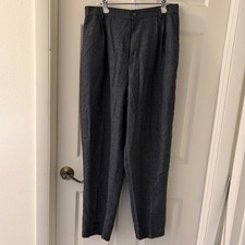 Samantha USA Houndstooth Dress Pants Women's 14 Made in USA Vintage