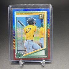 2025 Panini Donruss Rated Prospects Konnor Griffin #123 Red and Blue (RC)