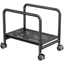 Computer Tower Stand Under Desk - Height Adjustable PC Stand for Most Mid