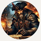 Hayleybug 1 oz Chart of Destiny Pirate silver Round sealed Rip Pack