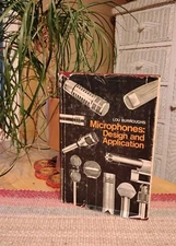 Microphones: Design and Application VTG Book 1st Ed '74 Lou Burroughs RARE HCDJ