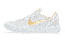 Nike Kobe 8 Protro Low White Metallic Gold - FN0266-102