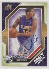 2009-10 Upper Deck Draft Edition Green Auto 195/249 Garrett Temple #6 Auto r4i