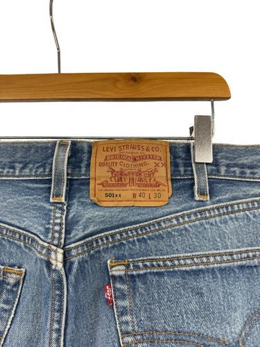 Levi’s The Vintage Twin Upcycled Jeans 501 Fit Size 40 Or Womens 12/14 - Picture 6 of 11
