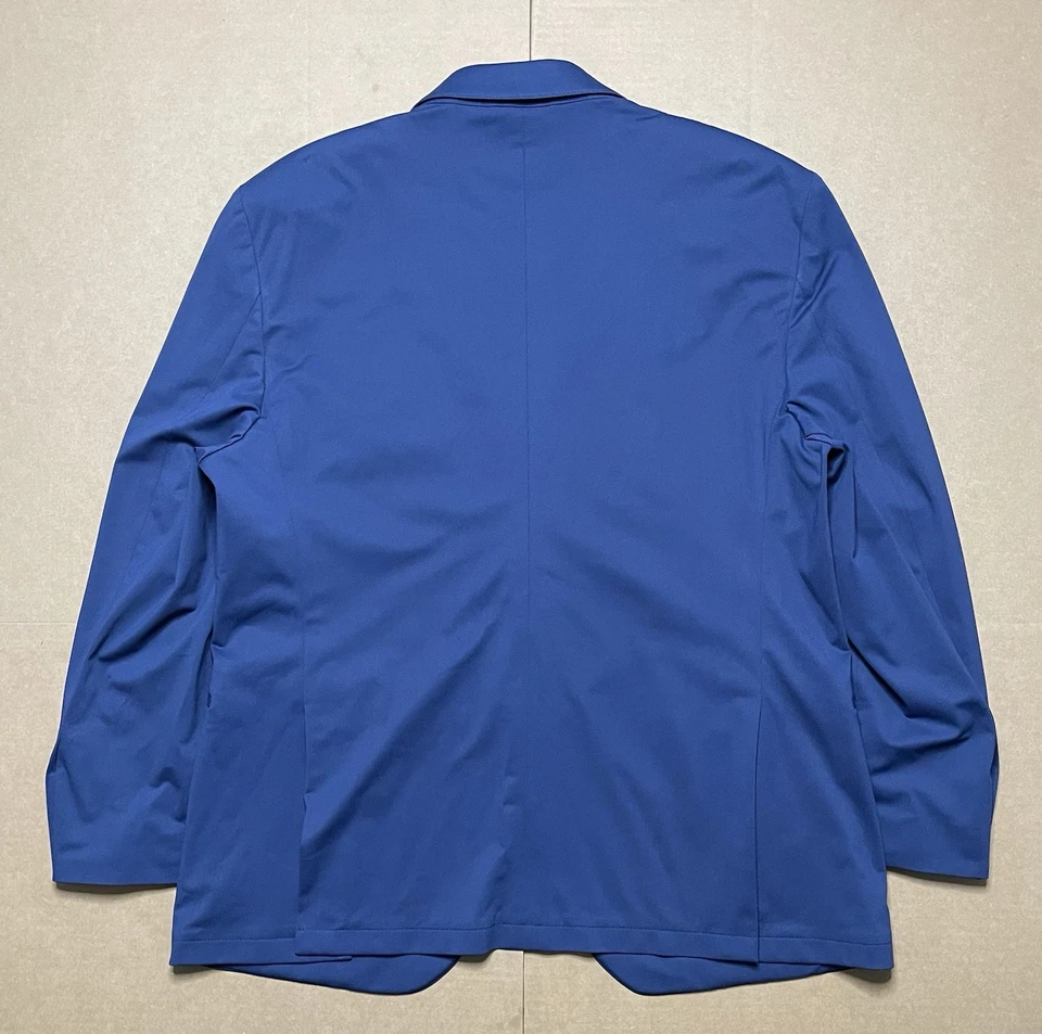 Twillory Men’s 48R Unstructured Performance Cooling Tech Blazer Jacket Blue - Image 3 of 4