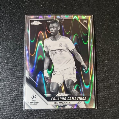 2021-22 Topps Chrome UCL - #115 Eduardo Camavinga Ray Wave Refractor Real Madrid