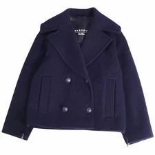 Max Mara WEEKEND 23AW Coat Double Breasted Wool Outerwear Women's Used MOLO-0
