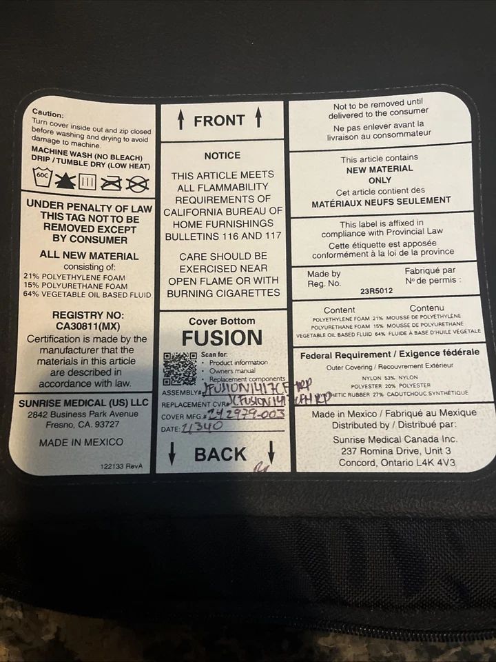 Jay Fusion Cryo Fluid Seat Cushion for Wheelchair 14"W x 17"L JFUSION1417oh - Image 4 of 4