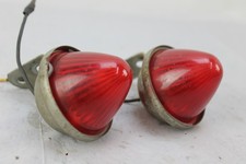 Cool Pair Of Vintage Motorcylce Red Marker Lights Cool Pair Of Vintage Motorcylce Red Marker Lights