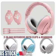 Babies 2In1 Design Ear Defenders Noise Reduction Baby Ear Protection Earmuffs