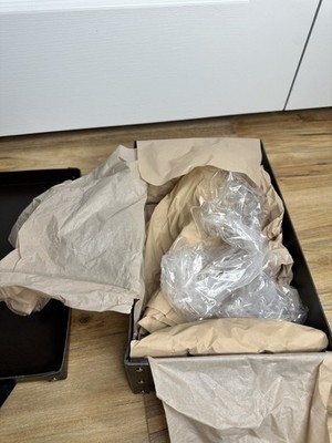 Alaia Empty Shoe Box Brown w/ Buckle Designer Decor Storage Gift