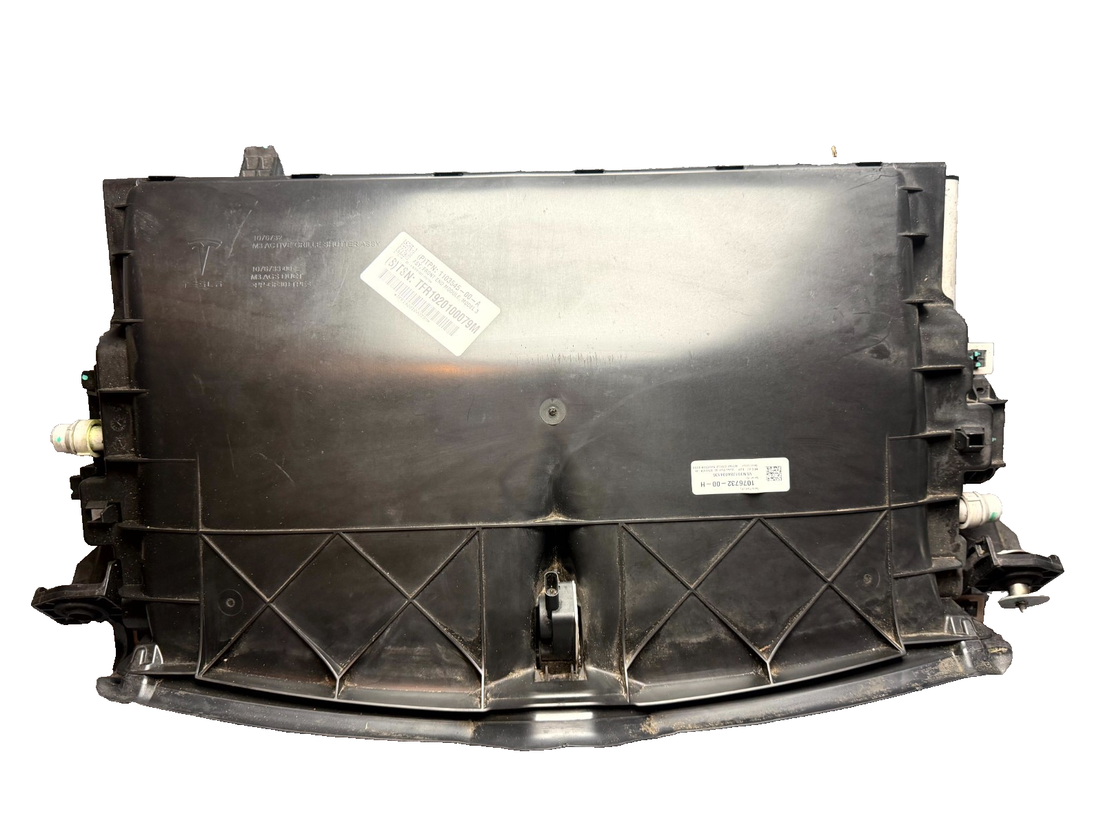 ♦️17 - 23 TESLA MODEL 3 FRONT RADIATOR AIR GRILL SHUTTER ASSY OEM, 1076732-00-H
