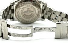BREITLING A13370 Super Avenger MOP Diamond Dial Bezel and Band Stainless 48mm 7