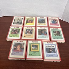 Lot of 11 - New And Sealed 8 Track Tapes