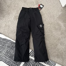 Zeroxposur Boys M-8 Black Outdoor Snow Pant, Warmer, NWT