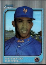 1997 Bowman Chrome  OCTAVIO DOTEL Rookie Card #244 New York Mets