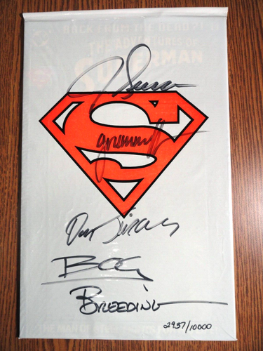 Adventures of Superman #500 Dynamic Forces 5x Signed Sealed w/ COA Key 1st Pr DC