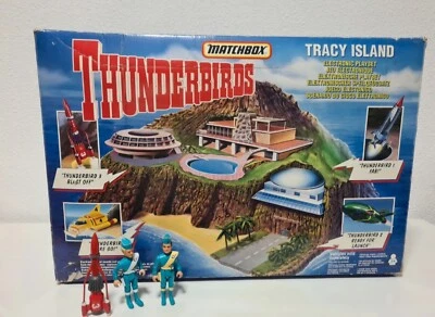 Thunderbirds Tracy Island Matchbox Complete In Box - Photo 1/4