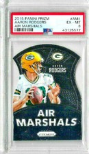 2015 Panini Prizm Aaaron Rodgers Air Marshals PSA 6