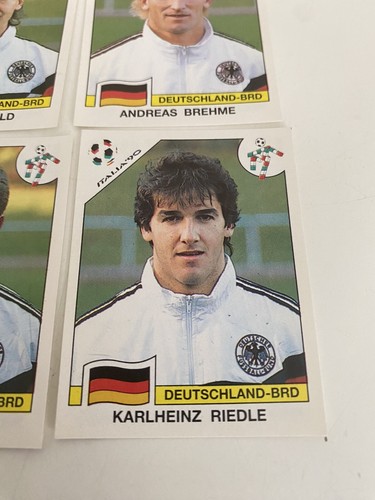 4x pegatinas Mundial Italia 90 Panini Alemania Occidental - Imagen 5 de 5