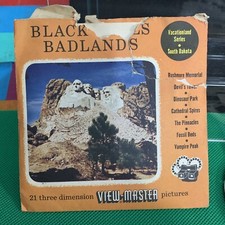View Master Sawyer's US Black Hills Badlands South Dakota 1949 204 203a 203b