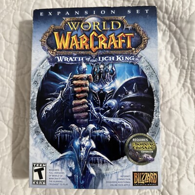 World of Warcraft Wrath of the Lich King  Expansion Set Collector Box No Key