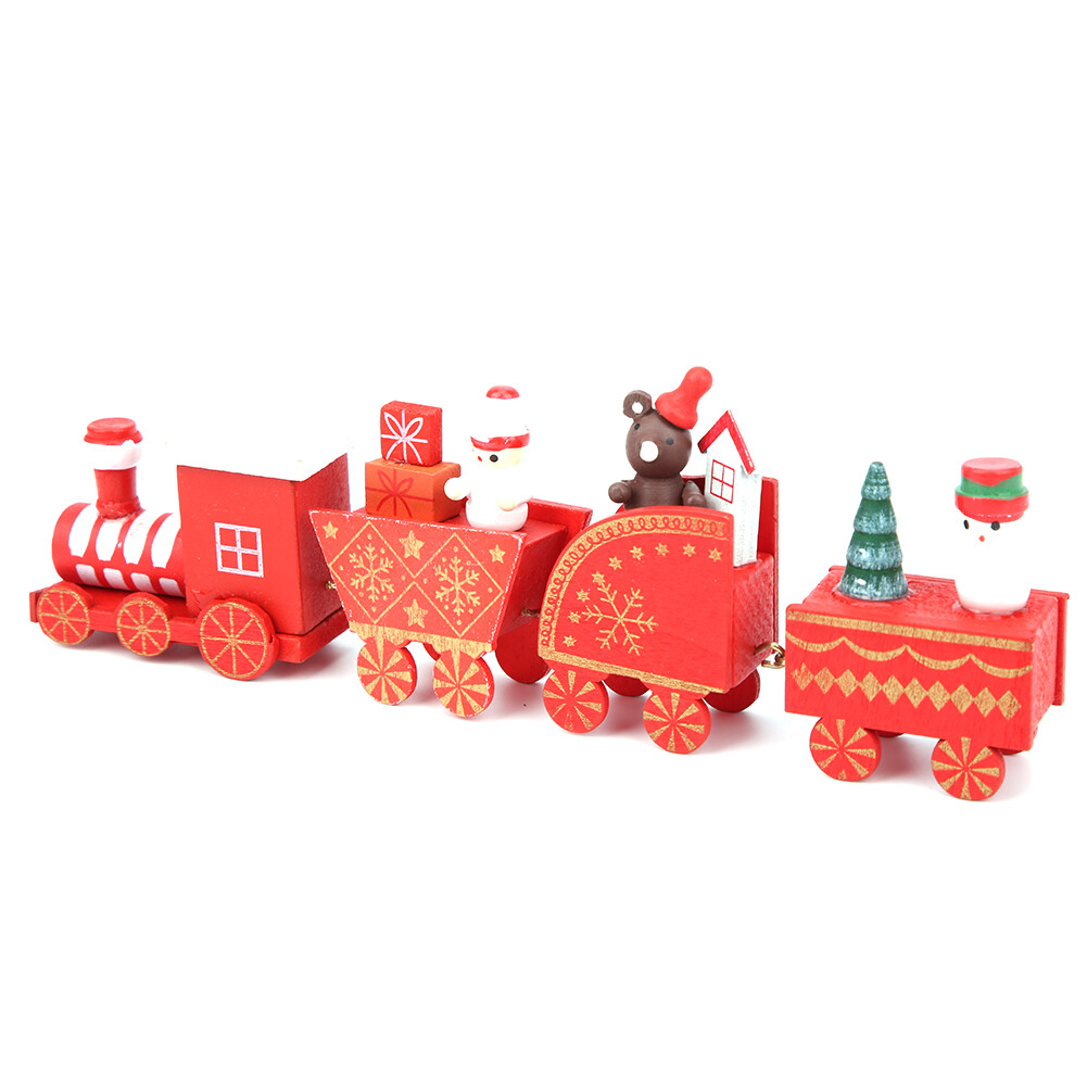 HT1 Mini Christmas Children Wooden Toy Kid Home DIY Decoration Ornam eBay