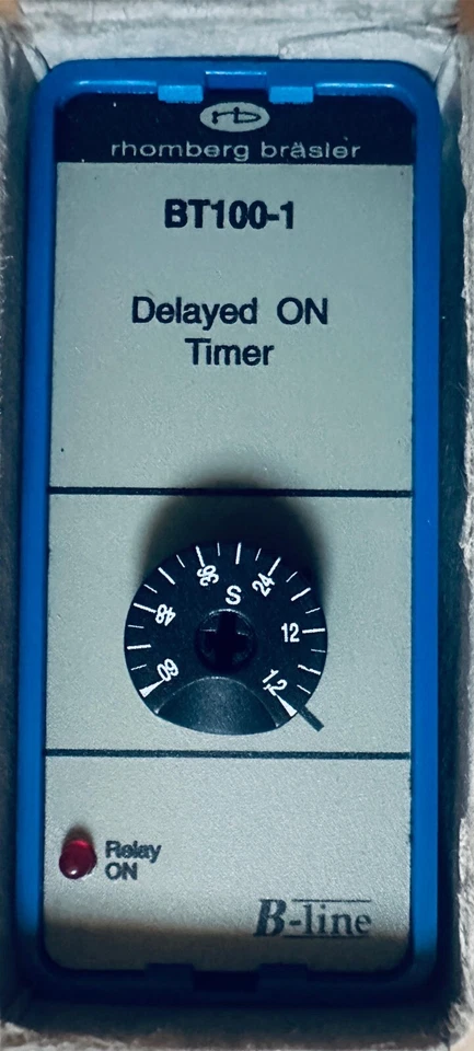 RHOMBERG BRASLER B-LINE BT100-1 DELAYED ON TIMER NEW IN BOX - Image 2 of 4