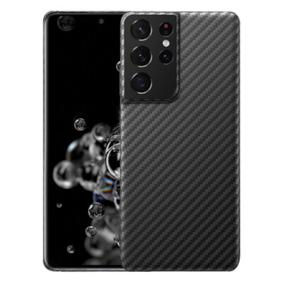 For Samsung S24 Ultra S23 S22 S21 S10 Note20 Carbon Fiber Shockproof Case Cover