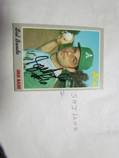 1970 Topps Sal Bando Signed Baseball Card JSA Auction Certified