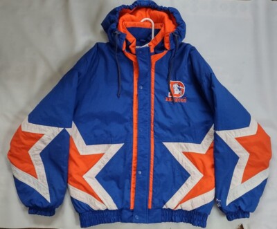 VINTAGE RARE STARTER DENVER BRONCOS FULL ZIPP WITH HOOD WINTER