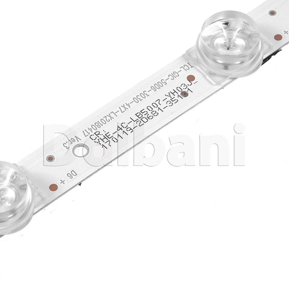 GIC-50D6-3030-4X7-LX20180417 TCL TV LED Single Backlight Strip 50S421 - Image 2 of 4