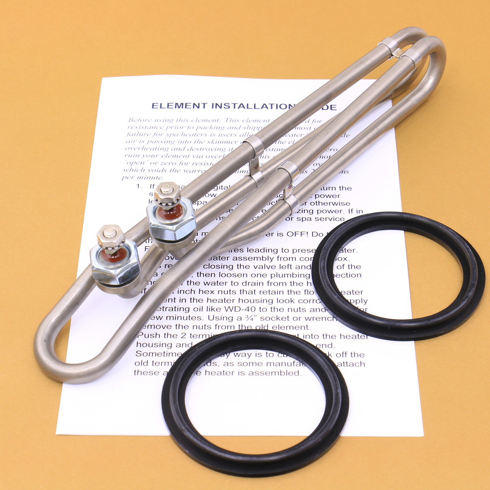 Hot Tub Spa Heater Element Heating Coil 4kw 4.0 4 4.0kW Universal M7 w/ Gaskets