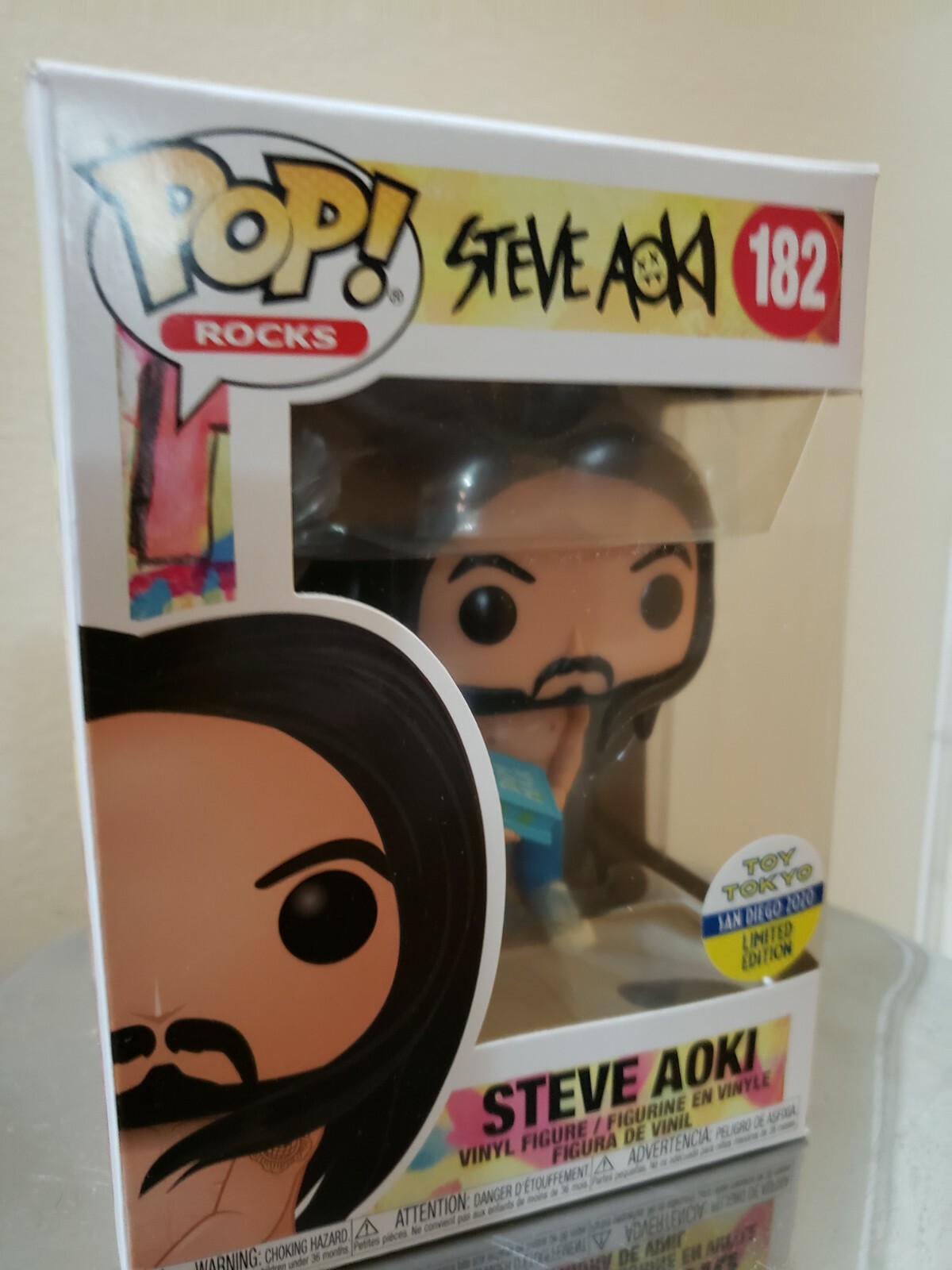 Funko Pop Rocks: Sdcc 2020 Exclusive : Steve Aoki #182
