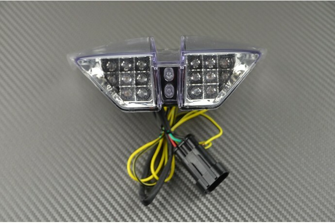 Feu arrière LED et clignotant transparent étanche pour MV Agusta F4R