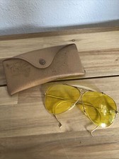 Vintage B L RAY-BAN USA 1/10 12K GF KALICHROME SHOOTER Aviator Sunglasses W/Case