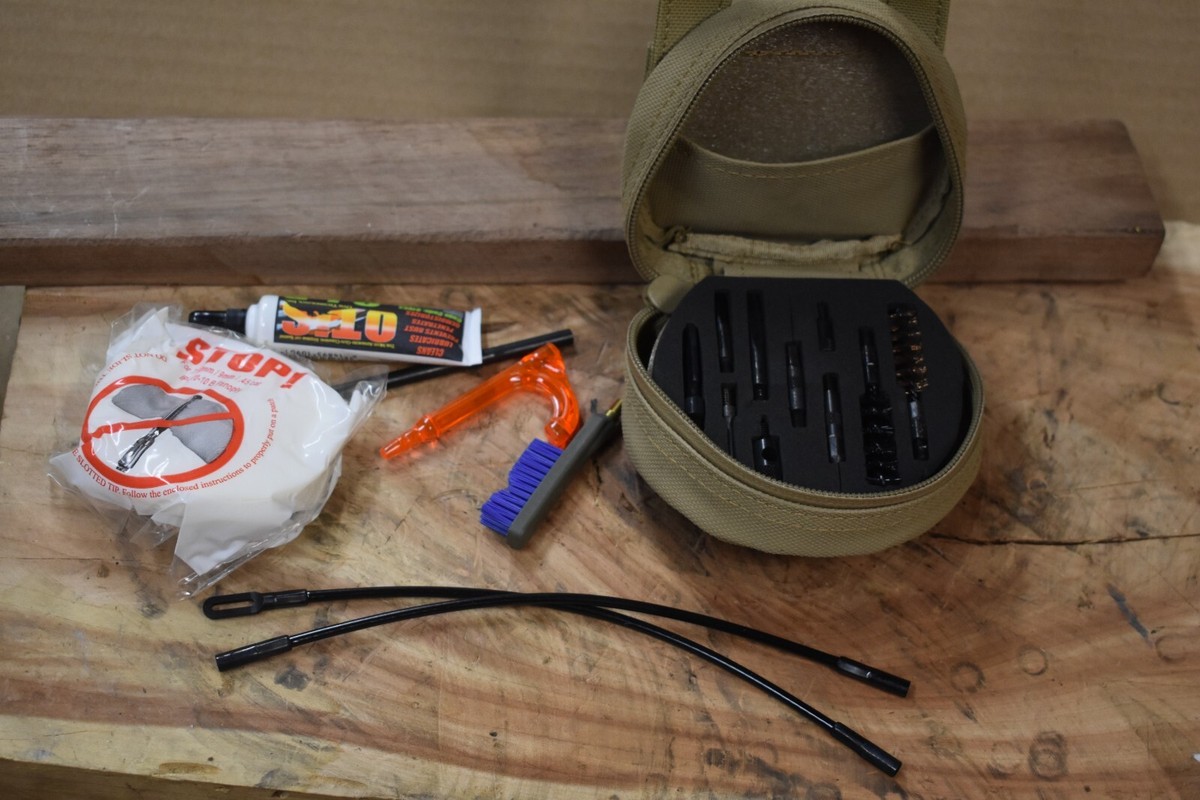 OTIS 645-1 Cleaning Kit M9 Tan 9MM Cal NSN 1005-01-528-7843 | eBay